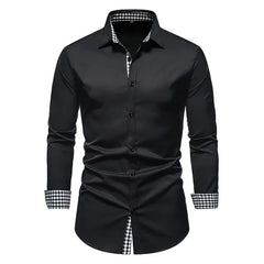 Patchwork Formal Shirts for Men