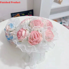 Artificial Knitting Flowers Bouquet