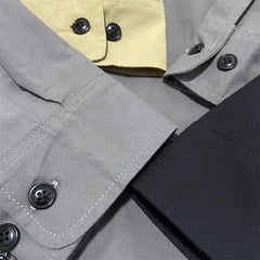 Monochrome Cotton Jacket for Men