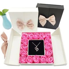 Artificial Rose Flower Gift Box