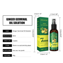 Ginger Hair Growth Serum Sprayer Hair Regrowth