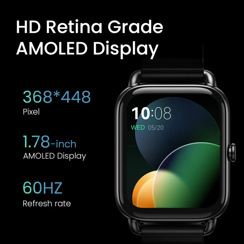 AMOLED Display Smart Watch Men and Women