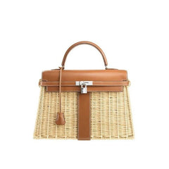 2020 Designer Bamboo Flap HandBag for Women